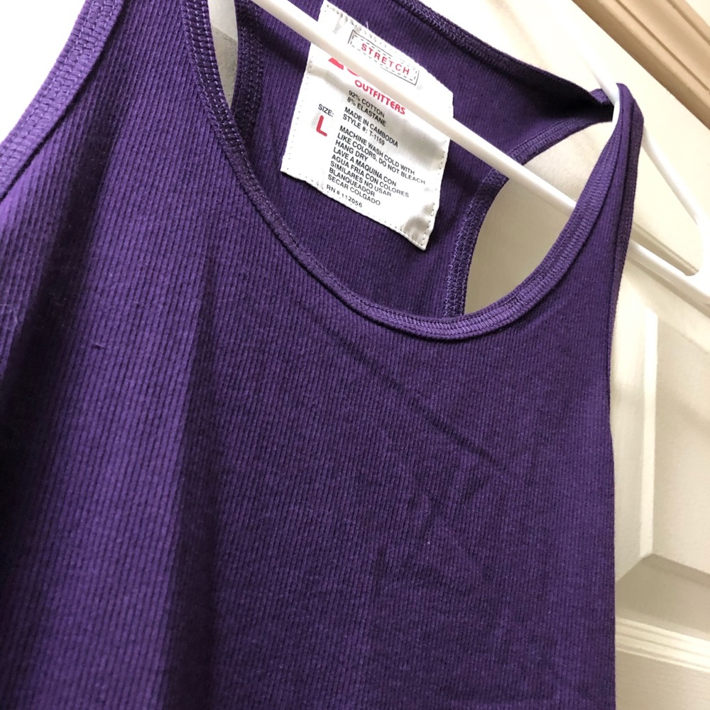 Purple tank top